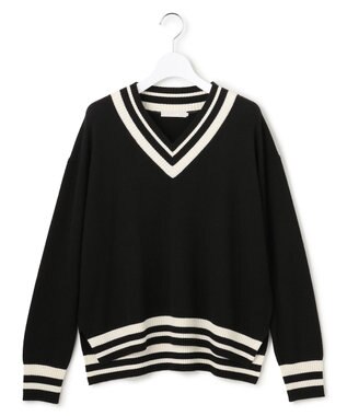【先行予約・洗える】 ハイゲージソフトウール チルデンVネックプルオーバー