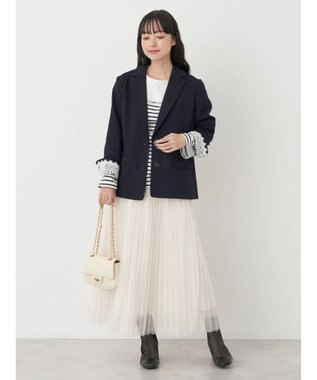 earth music&ecology シングルテーラードジャケット Navy