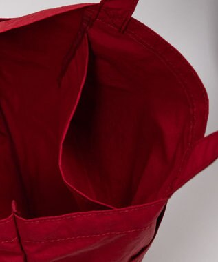 WEGO チャーム付きA4トートバッグ レッド