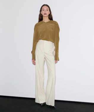 JOSEPH 【洗える】ニューシーディーシー　ブラウス Khaki