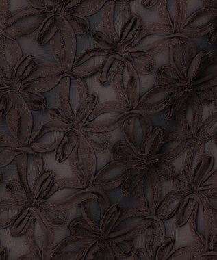 自由区 【カタログ掲載】テープエンブロイダリー スカート ブラウン