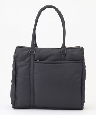 Y'SACCS 【ムック本掲載】ツイルナイロン　スクエアトート　Mサイズ ダークグレー