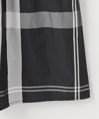 SHARE PARK LADIES メモリーチェックフレアスカート ブラック系3