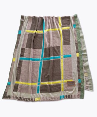 nitorito 【UNISEX】tanbo チェック柄 ストール beige