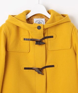 J.PRESS LADIES L Jackal ソフトメルトン ダッフル コート イエロー系