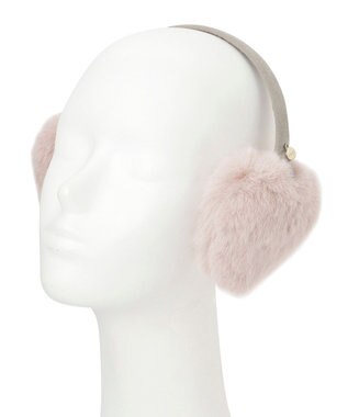 MOONBAT 【ラッピングBOX付き】FURLA ハート型イヤマフ ピンク