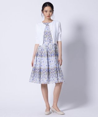 TOCCA 【洗える・消臭】SPRING GARLAND ドレス ブルー系7
