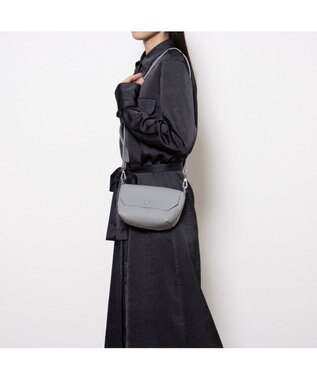 UNBILLION カシュカシュ cachecache / ミニショルダー付きソフトレザー調ミニトートバッグ ラベンダーミックス