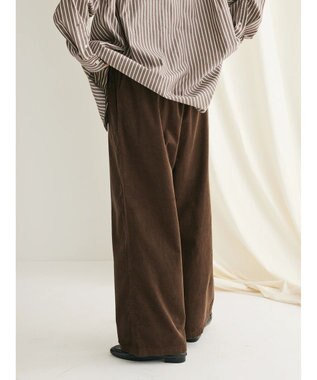 CRAFT STANDARD BOUTIQUE コーデュロイリラックスパンツ Brown