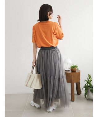 Green Parks フレンチロゴレギュラーＴシャツ Orange