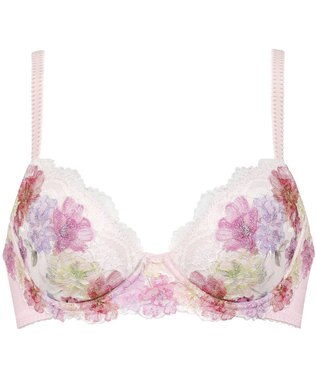 Wing Wing Lesiage　【2760シリーズ】　ブラジャー　ふっくらまる胸　カップ肌側綿混素材　ウイング／ワコール　PB2760 ストロベリー