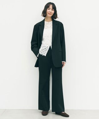 UNFILO 【前後着用可能】ラッセルレース 2WAYプルオーバー オフ