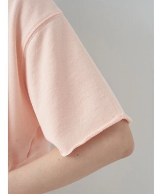 earth music&ecology デザインネックウラケプルオーバー Pink Orange