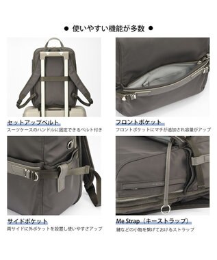 ACE BAGS & LUGGAGE W&.Day/Night リッカノーツ スクエアリュック A4サイズ 14.0インチPC収納 19162 ダブルアンド ダークグレー