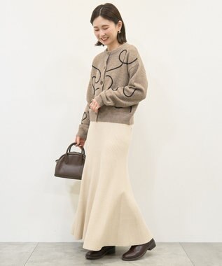 AMERICAN HOLIC リブマーメイドスカート Ivory