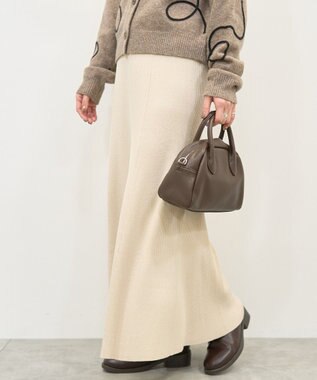 AMERICAN HOLIC リブマーメイドスカート Ivory