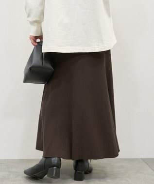 AMERICAN HOLIC リブマーメイドスカート Brown