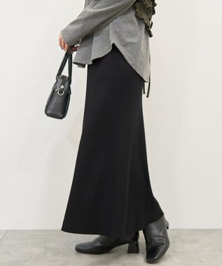 AMERICAN HOLIC リブマーメイドスカート Black