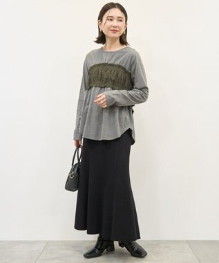 AMERICAN HOLIC リブマーメイドスカート Black