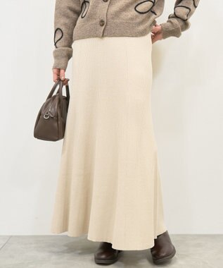 AMERICAN HOLIC リブマーメイドスカート Ivory