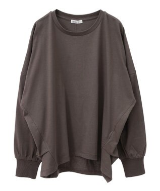 CRAFT STANDARD BOUTIQUE コクーンシルエットチュニック Charcoal Gray