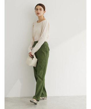 Green Parks 前後２ＷＡＹパワショルリブプルオーバー Light Beige