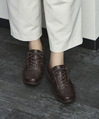 ASICS WALKING ペダラ レディース 3.0cm ヒール ブラウン系