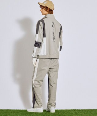 PW CIRCULUS 【ストレッチ素材】【MEN】トラックジャケット ゴルフ グレー系