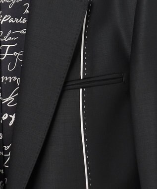 ICB 【30th ANNIVERSARY】Bahariyeインサイドアウト テーラードジャケット ブラック