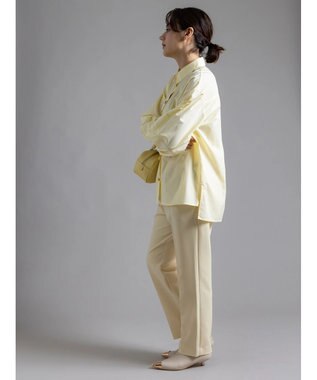 Te chichi 【Atelier Bonheur】アクセサリーチャームボタンシャツ《2025winter catalog item》 イエロー