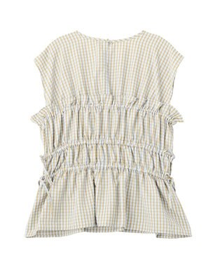 CRAFT STANDARD BOUTIQUE サッカーチェックブラウス Light Blue