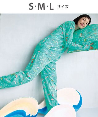 tsumori chisato SLEEP ツモリチサト パジャマ 長袖 長ズボン 綿100%(本体) スムース素材 レディース UDX501 /ワコール