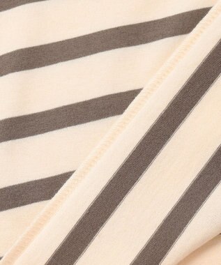 J.PRESS KIDS 【110-130cm】J.半袖ボーダーＴシャツ カーキ系1