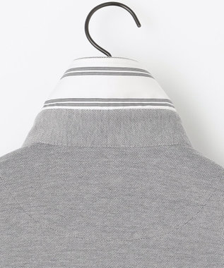 JOSEPH ABBOUD MOUNTAIN 【速乾】WEB/一部店舗限定  シャンブレーポロシャツ ライトグレー系