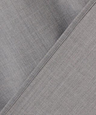 ICB L 【洗える】T/Wブロード ボウタイブラウス ライトグレー系