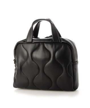 UNBILLION kakatoo シンセティックレザーキルトスクエアショルダー ブラック