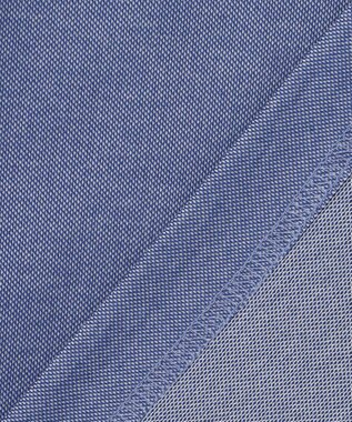 JOSEPH ABBOUD MOUNTAIN 【速乾】WEB/一部店舗限定  シャンブレーポロシャツ ブルー系