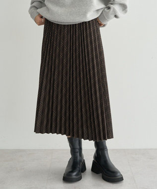 earth music&ecology プリーツミディスカート