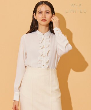  【WEB限定】STOW / フリルブラウス