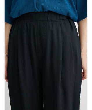 Green Parks ・ｆｕｒｒｙ　ｒａｔｅ　タックジョガーパンツ Black