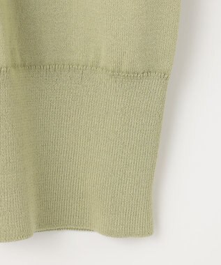 組曲 L 【6色展開・UVケア】クルーネックモダンカーディガン ピスタチオ系