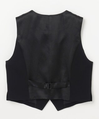 GRACE CONTINENTAL トリアセショートジレ ブラック