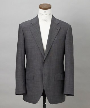 GOTAIRIKU 通年素材【横伸度15％のストレッチ】タスマニア100% SUPER120'sスーパーストレッチ トロピカルスーツ ライトグレー系8