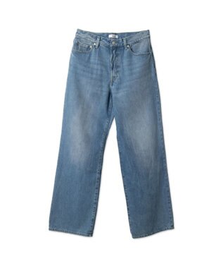 WEGO 【ユニセックス着用ITEM/SMLサイズ展開】デニムストレートパンツ デニム淡色
