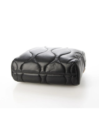 UNBILLION kakatoo シンセティックレザーキルトスクエアショルダー ブラック