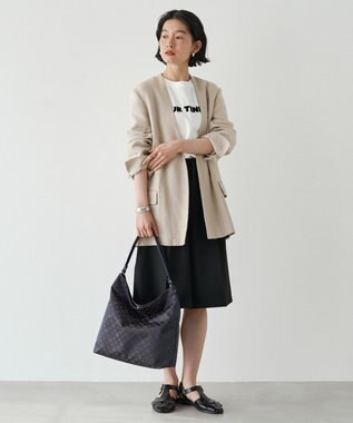 russet ナイロンジャガード2WAYショルダーバッグ(CE-1622) Purple/BR