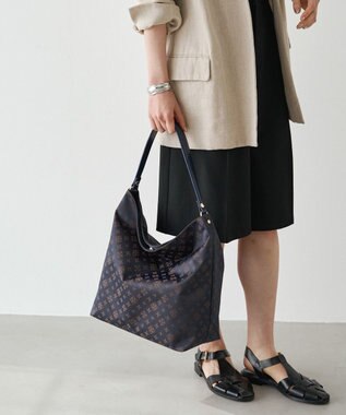 russet ナイロンジャガード2WAYショルダーバッグ(CE-1622) Purple/BR