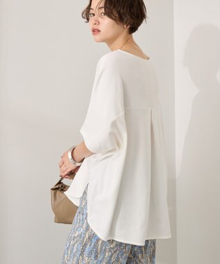 AMERICAN HOLIC 【接触冷感】スムースニュアンスロングプルオーバー Off White