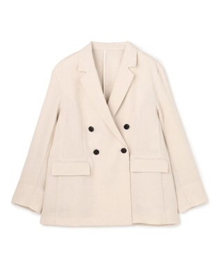UNFILO 【セットアップ着用可】TENNEN TOUCH ダブルブレスト ジャケット ベージュ