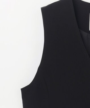 GRACE CONTINENTAL トリアセショートジレ ブラック